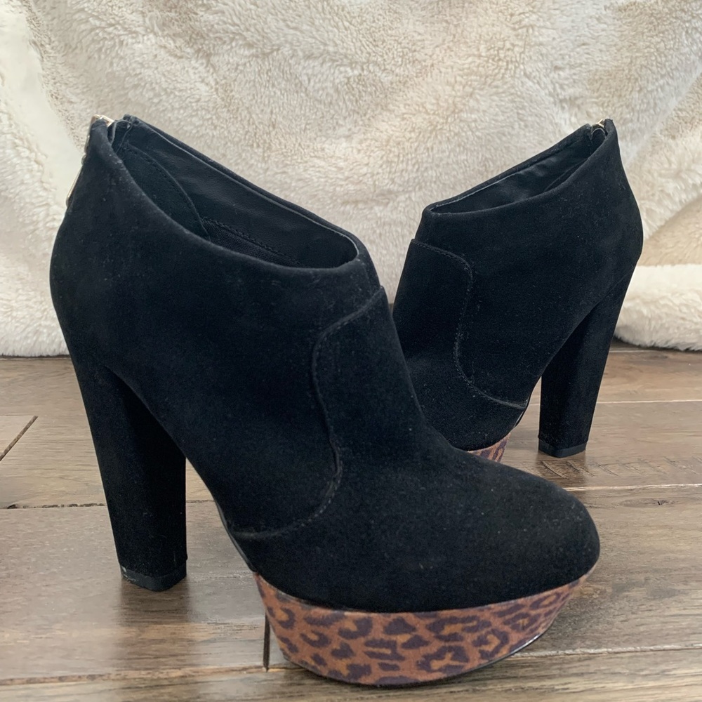 G by Guess platform booties